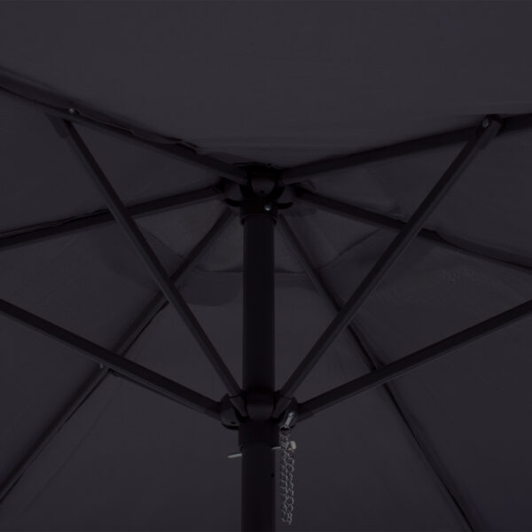 ΟΜΠΡΕΛΑ ΑΛΟΥΜΙΝΙΟΥ KACEN Φ250x236 εκ. ΜΕ 6 ΑΚΤΙΝΕΣ ΓΚΡΙ ΠΑΝΙ HM6030.10