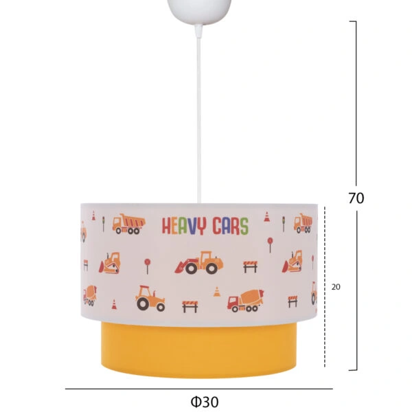 ΠΑΙΔΙΚΟ ΦΩΤΙΣΤΙΚΟ ΟΡΟΦΗΣ ΥΦΑΣΜΑΤΙΝΟ HM7572.04 Φ30x70εκ.