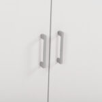 ΠΑΤΑΡΙ 2ΦΥΛΛΗΣ ΝΤΟΥΛΑΠΑΣ ΜΕΛΑΜΙΝΗΣ JASLYN HM350.05 ΣΕ ΧΡΩΜΑ ΛΕΥΚΟ 80,2x42x60Υεκ.