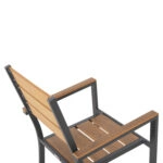 ΠΟΛΥΘΡΟΝΑ ΑΛΟΥΜΙΝΙΟΥ SAGA HM5981.03 ΑΝΘΡΑΚΙ-POLYWOOD ΣΕ ΦΥΣΙΚΟ 55x55x86Υεκ.