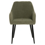 ΠΟΛΥΘΡΟΝΑ SHELLY HM8591.03 ΥΦΑΣΜΑ TEDDY ΦΥΣΤΙΚΙ-ΜΑΥΡΑ ΜΕΤΑΛΛΙΚΑ ΠΟΔΙΑ 57x55x87Yεκ.