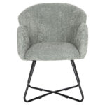 ΠΟΛΥΘΡΟΝΑ HARNIS HM9603.05 ΦΥΣΤΙΚΙ ΜΠΟΥΚΛΕ-ΜΑΥΡΑ ΜΕΤΑΛ.ΠΟΔΙΑ ΧΙΑΣΤΙ 59,5x64x77Υεκ