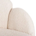 ΠΟΛΥΘΡΟΝΑ HARNIS HM9603.06 ΕΚΡΟΥ ΜΠΟΥΚΛΕ-ΜΑΥΡΑ ΜΕΤΑΛ.ΠΟΔΙΑ ΧΙΑΣΤΙ 59,5x64x77Υεκ