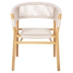 ΠΟΛΥΘΡΟΝΑ IRVING HM9763 ΞΥΛΟ ΤΕΑΚ ΣΕ ΦΥΣΙΚΟ ΧΡΩΜΑ ΜΕ ΜΠΕΖ ΣΧΟΙΝΙ 60x55x78Yεκ.