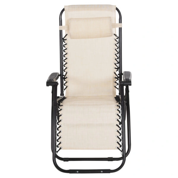 ΠΟΛΥΘΡΟΝΑ RELAX COMPANION HM5095.12 ΜΠΕΖ TEXTILENE-ΜΑΥΡΟ ΜΕΤΑΛΛΟ 67x145x110Υεκ.