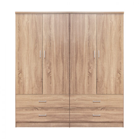 ΣΕΤ 2 ΤΜΧ ΝΤΟΥΛΑΠΑ 4ΦΥΛΛΗ ΜΕ 4 ΣΥΡΤΑΡΙΑ SONAMA 160X42X181 HM11349.02