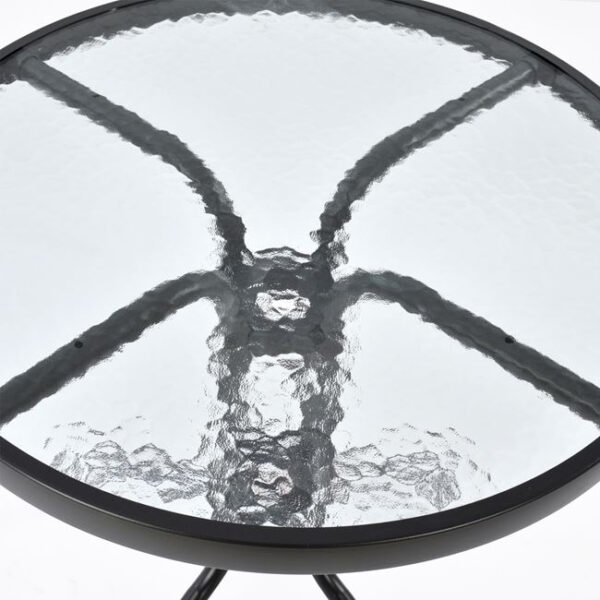 ΣΕΤ ΤΡΑΠΕΖΑΡΙΑΣ ΜΕΤΑΛΛΙΚΟ 3ΤΜΧ ΜΕ 2 ΚΑΡΕΚΛΕΣ & ΤΡΑΠΕΖΙ Φ60 ΓΚΡΙ HM5181.01