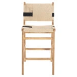 ΣΚΑΜΠΟ ΜΕΣΑΙΟΥ ΥΨΟΥΣ HM9325.01 RUBBERWOOD & ΣΧΟΙΝΙ-ΦΥΣΙΚΟ RUSTIC 45x46x95Υεκ.