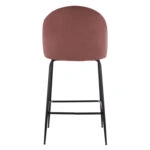 ΣΚΑΜΠΟ ODED ΜΕΣΑΙΟΥ ΥΨΟΥΣ HM8732.12 ΜΕ ΜΕΤΑΛΛΙΚΑ ΠΟΔΙΑ & ΒΕΛΟΥΔΟ ΣΑΠΙΟ ΜΗΛΟ 45x53x98 εκ.