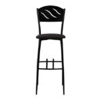 ΣΚΑΜΠΩ ΜΠΑΡ  ΜΑΥΡΟ ΜΕΤΑΛΛΙΚΟ ΚΥΜΑ ΜΕ PU ΚΑΦΕ 40x44x114 εκ