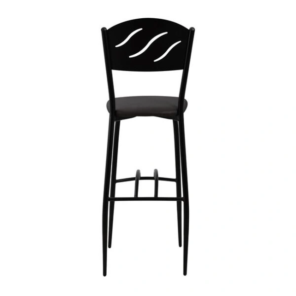 ΣΚΑΜΠΩ ΜΠΑΡ  ΜΑΥΡΟ ΜΕΤΑΛΛΙΚΟ ΚΥΜΑ ΜΕ PU ΚΑΦΕ 40x44x114 εκ