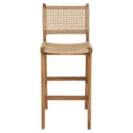 ΣΚΑΜΠΟ ΜΠΑΡ ΜΕ ΠΛΑΤΗ BORIS HM9788 ΞΥΛΟ ΤΕΑΚ ΣΕ ΦΥΣΙΚΟ-ΣΧΟΙΝΙ ΜΠΕΖ 45x57x110Υεκ.