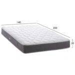 ΣΤΡΩΜΑ DREAMTOPIA ΣΕΙΡΑ LULLABY ALOE VERA HM655.140-200 BONNELL SPRING 140x200 εκ.