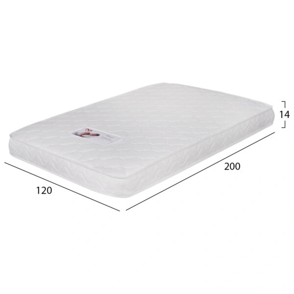 ΣΤΡΩΜΑ ΜΕ FOAM ΧΩΡΙΣ ΕΛΑΤΗΡΙΑ JORDY 120X200 HM374.08 (ROLL PACKING) ΛΕΥΚΟ