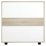 ΣΥΡΤΑΡΙΕΡΑ ΜΕΛΑΜΙΝΗΣ ME 4 ΣΥΡΤΑΡΙΑ SONOMA HM8996.01 80x40x83Yεκ.