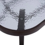 ΤΡΑΠΕΖΙ BRUNO 140Χ80Χ72Υεκ. ΚΑΦΕ ΜΕΤΑΛΛΙΚΟ ΜΕ ΓΥΑΛΙΝΗ ΕΠΙΦΑΝΕΙΑ HM5106.02