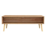 ΤΡΑΠΕΖΙ ΣΑΛΟΝΙΟΥ ΜΕΛΑΜΙΝΗΣ COLM RATTAN HM9224.11 ΣΕ ΦΥΣΙΚΟ ΧΡΩΜΑ 110x59x39,5Yεκ.