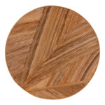 ΤΡΑΠΕΖΙ ΣΑΛΟΝΙΟΥ GATSBY ΣΤΡΟΓΓΥΛΟ HM9651 RATTAN ΧΡΩΜΑ ΦΥΣΙΚΟ Φ100x50Y εκ.