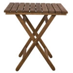 ΤΡΑΠΕΖΙ ΣΚΗΝΟΘΕΤH ΛΗΜΝΟΣ 70Χ70X75Υ εκ. ΜΑΣΙΦ ΟΞΙΑ ΕΜΠOΤΙΣΜΟΣ ΚΑΡΥΔΙ HM5648.01