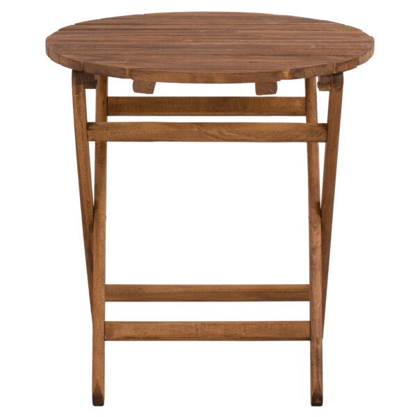 ΤΡΑΠΕΖΙ ΣΚΗΝΟΘΕΤH ΛΗΜΝΟΣ Φ70Χ76Υ ΜΑΣΙΦ ΟΞΙΑ ΕΜΠOΤΙΣΜΟΣ ΚΑΡΥΔΙ HM5654.01