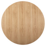 ΤΡΑΠΕΖΙ ΣΤΡΟΓΓΥΛΟ DENTY HM9612.01 MDF ΜΕ ΚΑΠΛΑΜΑ ΔΡΥΟΣ-ΧΡΩΜΑ ΔΡΥΟΣ Φ120x75Υεκ.