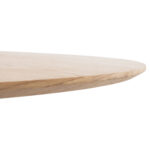 ΤΡΑΠΕΖΙ ΣΤΡΟΓΓΥΛΟ DENTY HM9612.01 MDF ΜΕ ΚΑΠΛΑΜΑ ΔΡΥΟΣ-ΧΡΩΜΑ ΔΡΥΟΣ Φ120x75Υεκ.