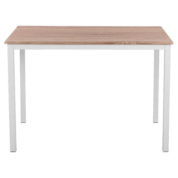 ΤΡΑΠΕΖΙ ΤΡΑΠΕΖΑΡΙΑΣ PANYA HM8332.02, 110X70Χ76, SONOMA, ΛΕΥΚΑ ΠΟΔΙΑ