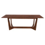 ΤΡΑΠΕΖΙ ΤΡΑΠΕΖΑΡΙΑΣ RIMER HM9742 MDF ΜΕ ΚΑΠΛΑΜΑ ΦΡΑΞΙΝΟΥ-ΚΑΡΥΔΙ ΧΡΩΜΑ 220X100x75Yεκ.