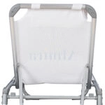 ΞΑΠΛΩΣΤΡΑ ΠΑΡΑΛΙΑΣ ALMIRA HM5054.03 ΒΑΡΕΩΣ ΤΥΠΟΥ ΛΕΥΚΗ ΑΛΟΥΜΙΝΙΟΥ 188x58x31-81 cm.