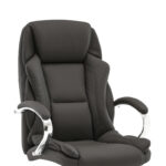 Καρέκλα γραφείου διευθυντή Verxian μαύρο pu 70x68x116εκ