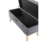 BABUS ΣΚΑΜΠΩ SET 3ΤΕΜ ΓΚΡΙ ΜΕΝΤΑ 100x40xH47cm