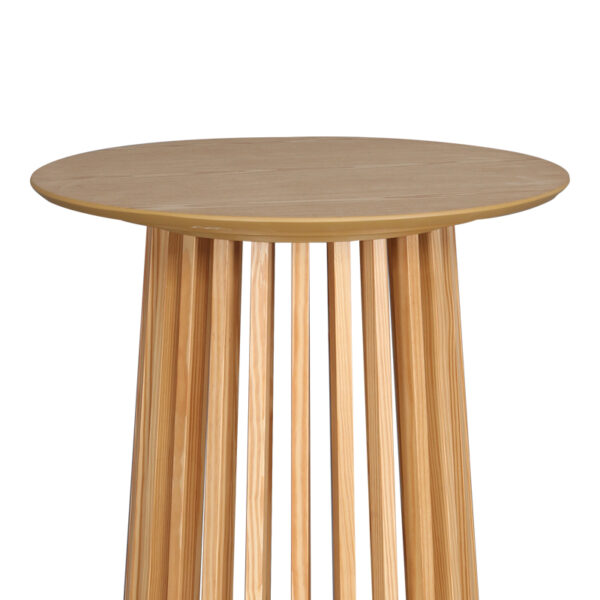 Τραπέζι μπαρ Domonic mdf φυσικό Φ60x105εκ