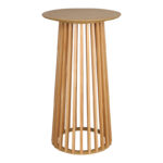 Τραπέζι μπαρ Domonic mdf φυσικό Φ60x105εκ