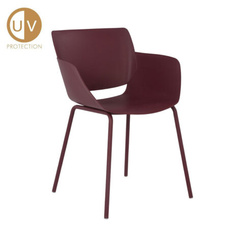 SEDIA ΚΑΡΕΚΛΑ MADDER BROWN 58x52xH79