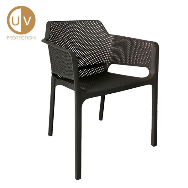 HAWAI ΚΑΡΕΚΛΑ ΑΝΘΡΑΚΙ 59x59x80cm