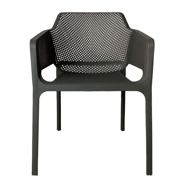 HAWAI ΚΑΡΕΚΛΑ ΑΝΘΡΑΚΙ 59x59x80cm