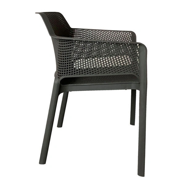 HAWAI ΚΑΡΕΚΛΑ ΑΝΘΡΑΚΙ 59x59x80cm