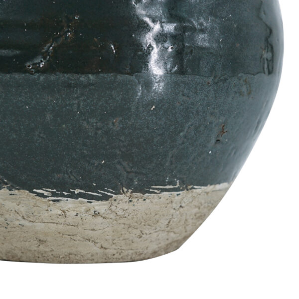 Artekko Antique Πράσινο Βάζο από Τερακότα (25x25x24)cm