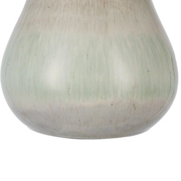 Artekko Silk Διακοσμητικό Κεραμικό Βάζο σε Μπεζ και Μπλε Αποχρώσεις (23x23x25.5)cm