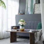 Sunset Χειροποίητο Διακοσμητικό Βάζο Γυαλί Μαύρο/Πορτοκαλί (18x18x25)cm