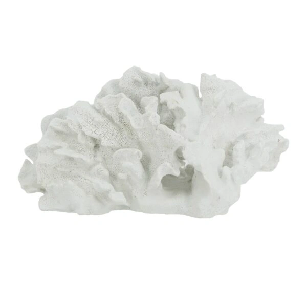 Coral Διακοσμητικό Κοράλλι Ρητίνη Λευκό (32.5x30.5x17)cm