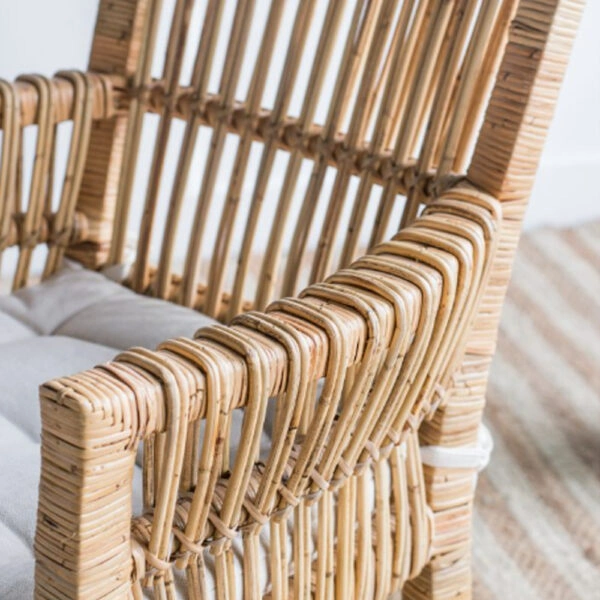 Victory Καρέκλα από Ρατάν σε Φυσικό Χρώμα (65x62x84)cm