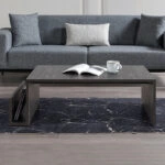 Τραπεζάκι σαλονιού Regnar  χρώμα rebab 100,6x55x31,8εκ.