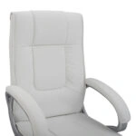 ΚΑΡΕΚΛΑ ΓΡΑΦΕΙΟΥ CHANDER HM1092.02 ΛΕΥΚΗ 63x66x116 εκ.