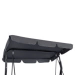 ΚΟΥΝΙΑ 3ΘΕΣΙΑ ΜΕ ΣΚΙΑΣΤΡΟ LIKID HM5979.01 ΜΕΤΑΛΛΙΚΗ ΓΚΡΙ ΧΡΩΜΑ 170x110x153Υεκ.