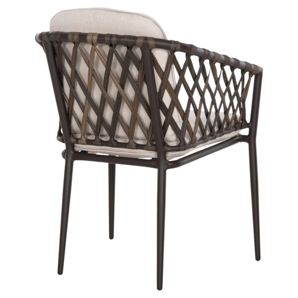 ΠΟΛΥΘΡΟΝΑ ΑΛΟΥΜΙΝΙΟΥ BOLLY HM6080 ΚΑΦΕ-ΣΥΝΘ.RATTAN ΚΑΦΕ-ΜΠΕΖ ΜΑΞΙΛΑΡΙΑ 58,5x67x86Υεκ
