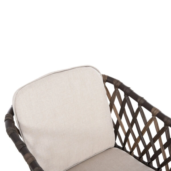 ΠΟΛΥΘΡΟΝΑ ΑΛΟΥΜΙΝΙΟΥ BOLLY HM6080 ΚΑΦΕ-ΣΥΝΘ.RATTAN ΚΑΦΕ-ΜΠΕΖ ΜΑΞΙΛΑΡΙΑ 58,5x67x86Υεκ