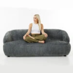 BOOMERANG ΚΑΝΑΠΕΣ 3ΘΕΣΙΟΣ ΜΠΛΕ PETROL ΚΑΦΕ 193x80x72