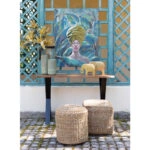 TRIBE ΚΟΝΣΟΛΑ ΚΑΡΥΔΙ ΜΑΥΡΟ 120x40xH76cm