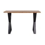 TRIBE ΚΟΝΣΟΛΑ ΚΑΡΥΔΙ ΜΑΥΡΟ 120x40xH76cm